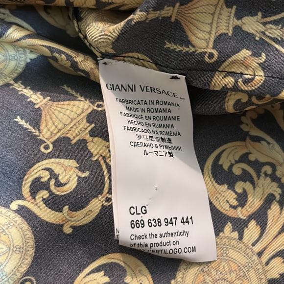 Authentic Versace Button Up - Picture 5 of 6